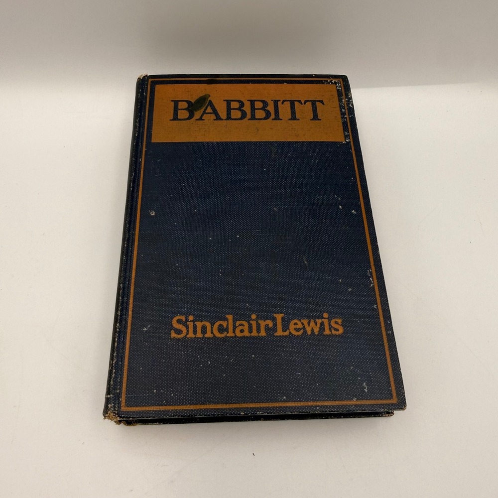 Babbitt Sinclair Lewis Grosset & Dunlap Photoplay Edition Vintage Hardcover 1922